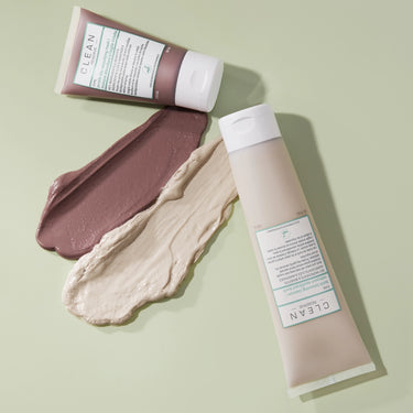 Clean Reserve Purple Clay Detoxifying Mask and cleanser