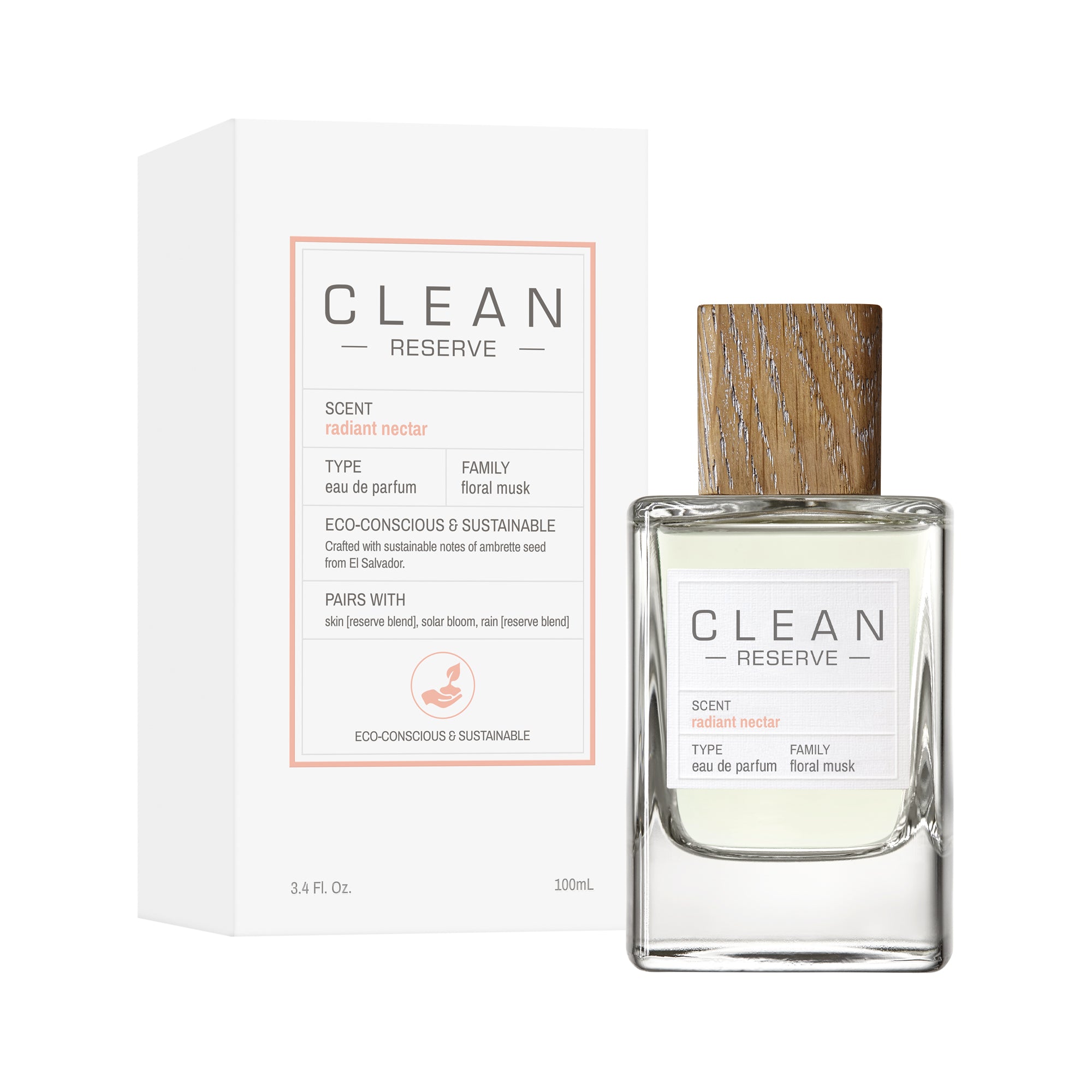 CLEAN RESERVE Radiant Nectar Fragrance – 3 Sizes – CLEAN Beauty