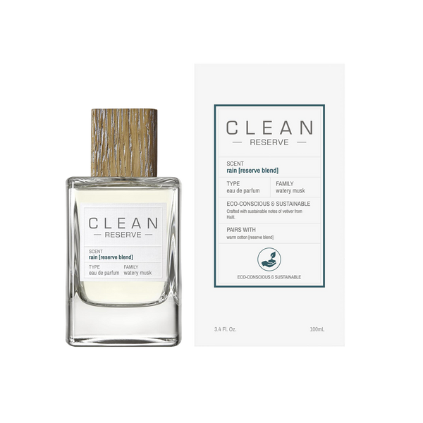 Clean Rain Reserve Blend Eau De Parfum Spray By Clean - 3.4 oz