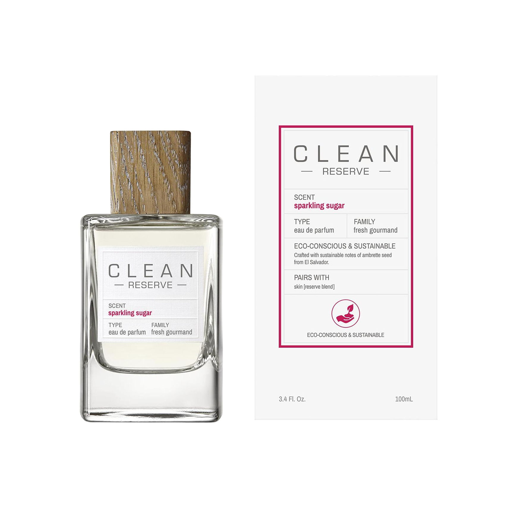 CLEAN RESERVE Sparkling Sugar Fragrances in 3 Sizes Clean Beauty Collective CLEAN Beauty
