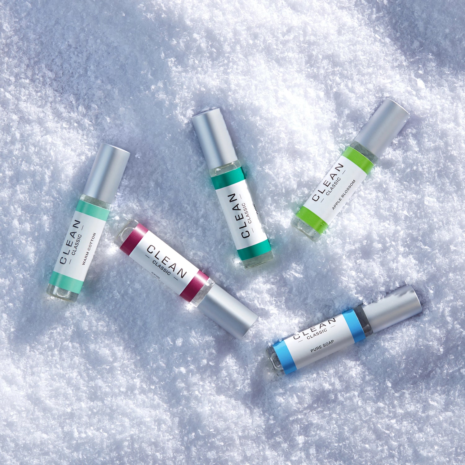 CLEAN CLASSIC Rollerball Layering Collection in snow