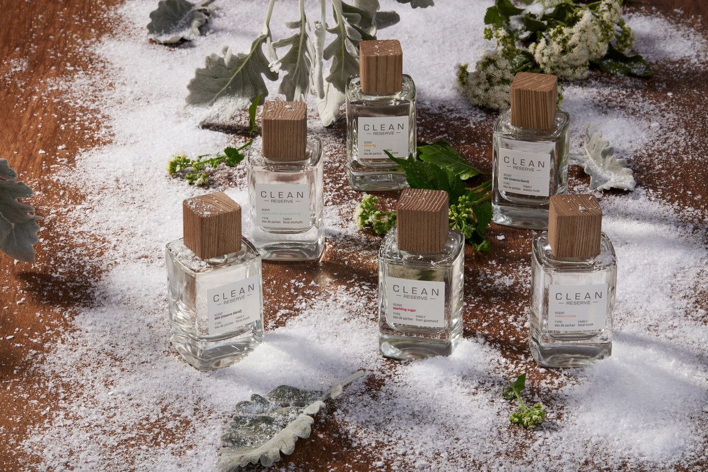 Clean Reserve Fragrances and snow