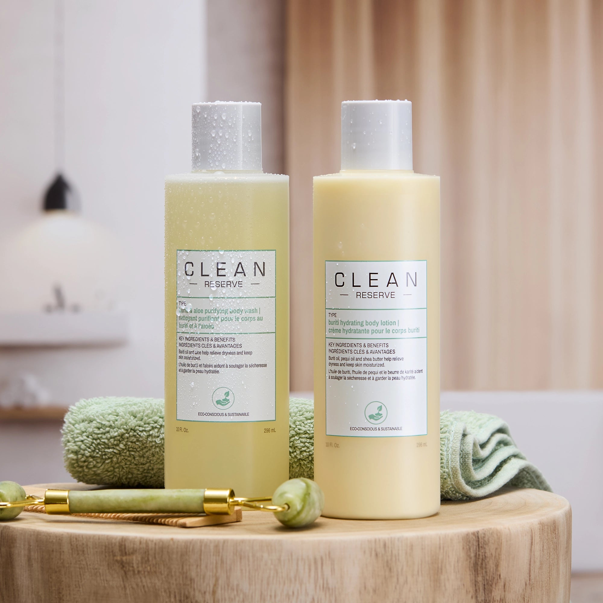 Clean Reserve Buriti Hydrating Body Lotion and Body Wash