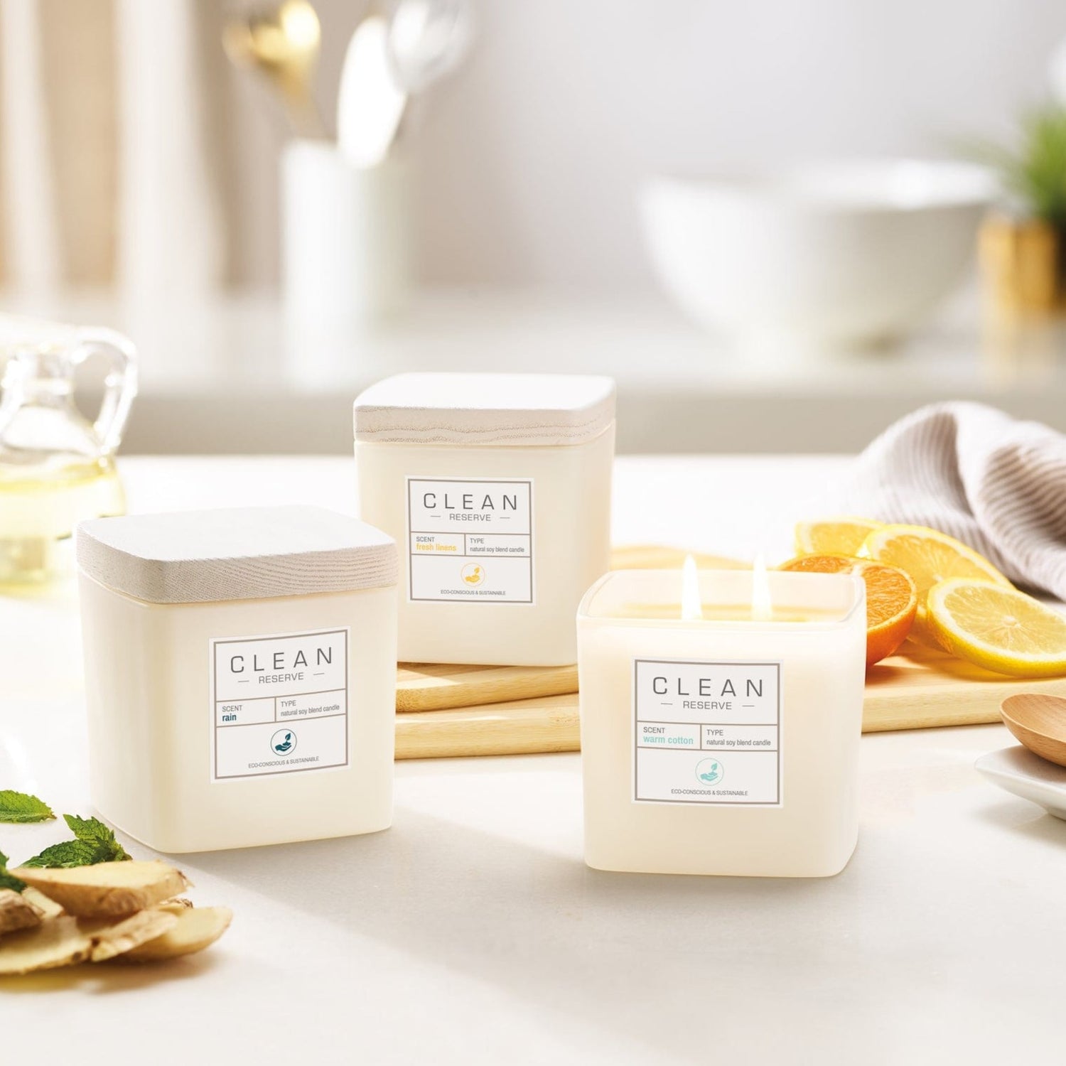 Clean Reserve Natural Soy Blend Candles